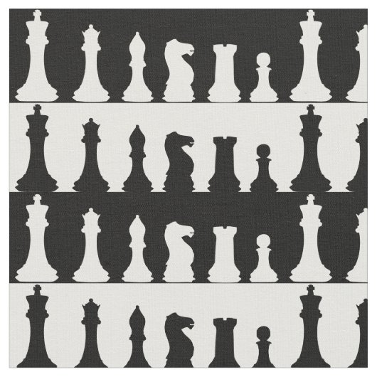Silhouette von Schach Stoff (Nahaufnahme)