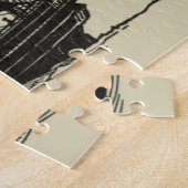 Silhouette von Schiffen mit Billflugsegel Puzzle (Seite)