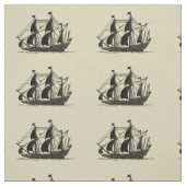 Silhouette von Schiffen mit Billflugsegel Stoff (Muster)