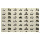 Silhouette von Schiffen mit Billflugsegel Stoff (Fat Quarter (45,7 x 55,9 cm))