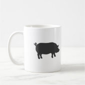 Silhouette von Schweinefleischbetrieben - Farbe wä Kaffeetasse (Links)