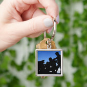 Silhouette von Soldaten Schlüsselanhänger (Hand)