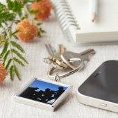 Silhouette von Soldaten Schlüsselanhänger (Seite)