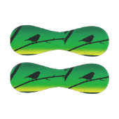 Silhouette von Sparrow auf Limonene Baseball (Paneele)