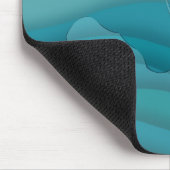 Silhouette von Unicorn (wellig) Mousepad (Ecke)