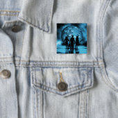 Silhouette von Unternehmensteams Button (Beispiel)