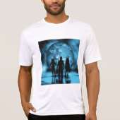 Silhouette von Unternehmensteams T-Shirt (Vorderseite)