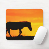 Silhouette von Zebra auf Savanne Mousepad (Mit Mouse)