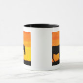 Silhouette von Zebra auf Savanne Tasse (Zentrum)
