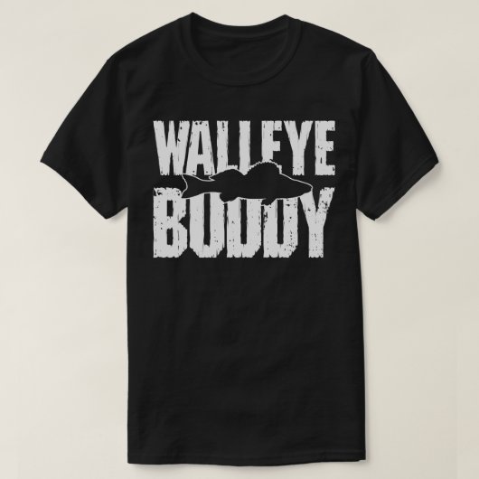 Silhouette Walleye T-Shirt (Design vorne)