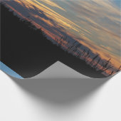Silhouette-Wand der Natur Geschenkpapier (Ecke)