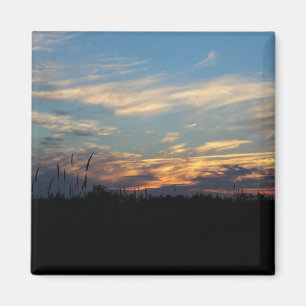 Silhouette-Wand der Natur Magnet