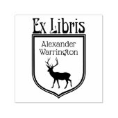Silhouette Wappen Ex Libris Buchname Permastempel (Design)