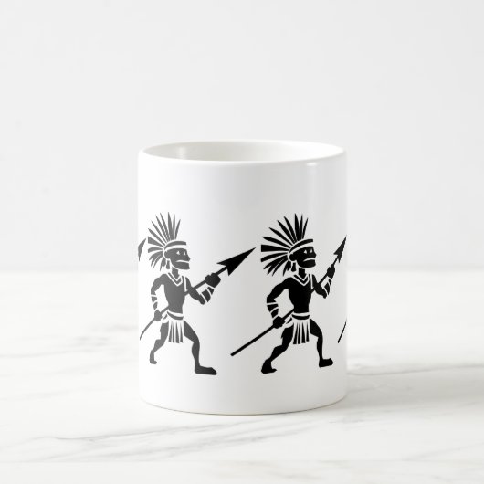 Silhouette Warrior Kaffeetasse (Mittel)