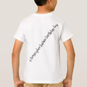 Silhouette Warrior Karate Kids T-Shirt (Rückseite)