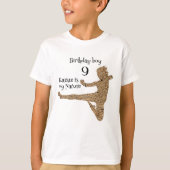 Silhouette Warrior Karate Kids T-Shirt (Vorderseite)