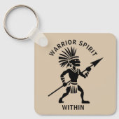 Silhouette Warrior Schlüsselanhänger (Vorderseite)