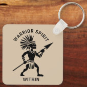 Silhouette Warrior Schlüsselanhänger (Rückseite)