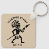 Silhouette Warrior Schlüsselanhänger (Rückseite)