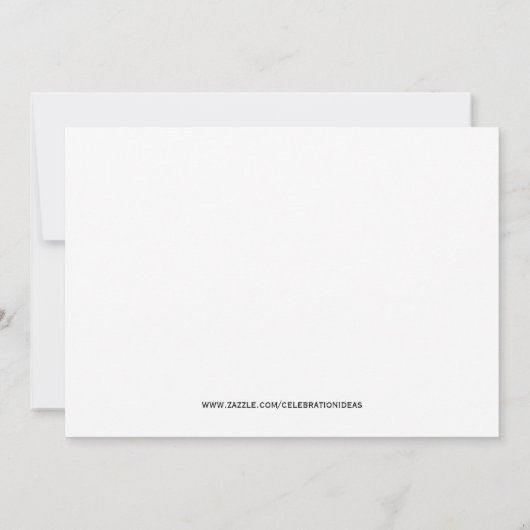 Silhouette Wedding Couple Einladung (Rückseite)