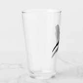 Silhouette Whale Shark mit Shadow Beach Glas (Rechts)