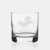 Silhouette Whiskyglas (Rückseite)
