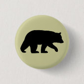 Silhouette | Wildtiere Button (Vorderseite)