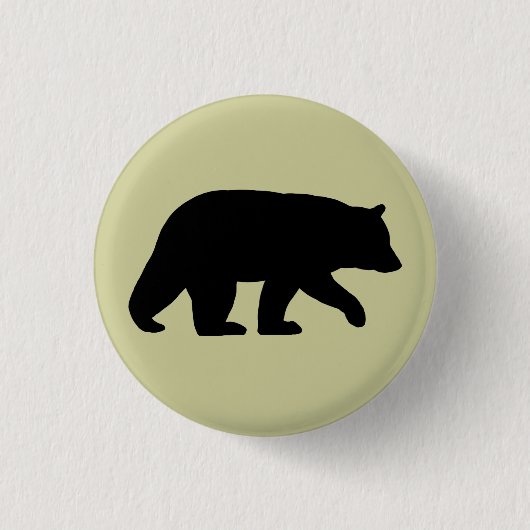 Silhouette | Wildtiere Button (Vorderseite)