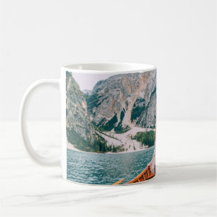 Silhouette Woman Alp Locarno Kaffeetasse