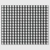 Silhouette Wrapping Paper Geschenkpapier (Flach)