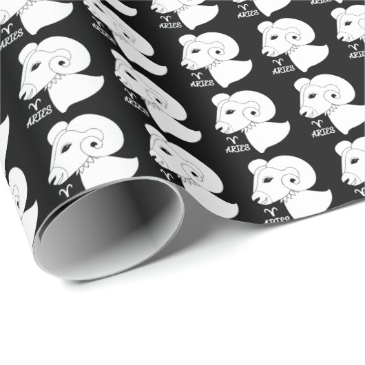 Silhouette Wrapping Paper Geschenkpapier (Rolleneckpunkt)