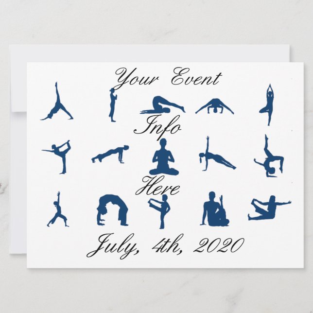 Silhouette Yoga Posen Thunder_Cove (Vorderseite)