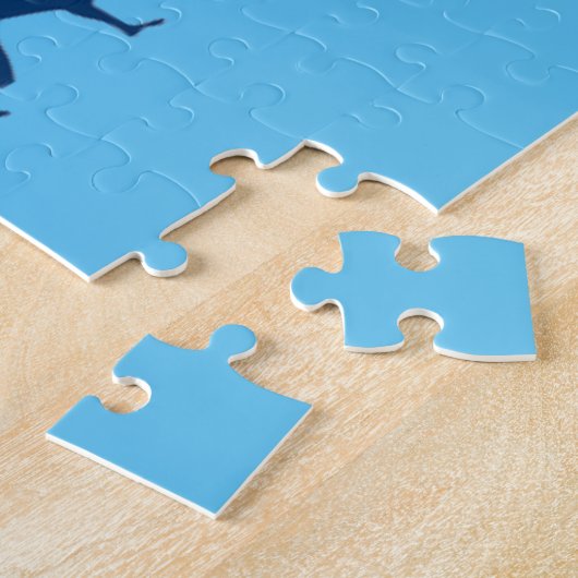 Silhouette Yoga Posen Thunder_Cove Puzzle (Seite)