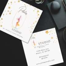 Silhouette Yoga Spa Studio Schönheit Goldene Stern