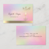 Silhouette Yoga Visitenkarte (Vorne/Hinten)