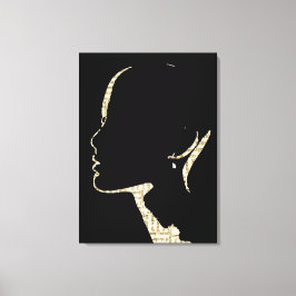 Silhouette Zeitungsdruckerei Kunst Leinwanddruck