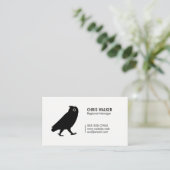 Silhouette zu Fuß Visitenkarte (Stehend Vorderseite)