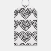 Silhouette zum Drucken des Pflasters Geschenkanhänger (Vorderseite)