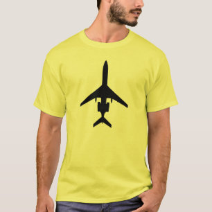 Silhouetteluftfahrt-T - Shirtdunkelheit des T-Shirt