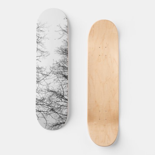 Silhouetten #1 #minimal #wall #decor #art skateboard (Vorderseite)