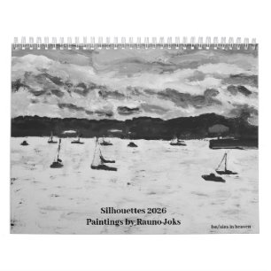 Silhouetten 2026, Gemälde von Rauno JoksKalender Kalender