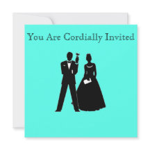 Silhouetten auf blau