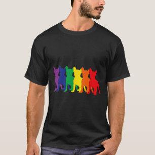 Silhouetten Chihuahua Dog Lovers T-Shirt