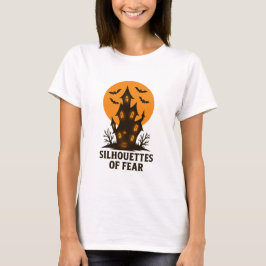 Silhouetten der Angst - Spuk häusliches Halloween T-Shirt