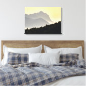 Silhouetten der Berge Leinwanddruck (Insitu (Schlafzimmer))