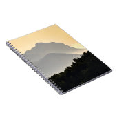 Silhouetten der Berge Notizblock (Rechte Seite)