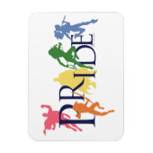 Silhouetten der Gerechtigkeitsliga Magnet (Vertikal)