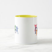 Silhouetten der Gerechtigkeitsliga Tasse (Zentrum)