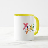 Silhouetten der Gerechtigkeitsliga Tasse (VorderseiteRechts)