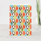 Silhouetten der Mode aus dem Mittelalter Mitteilun Dankeskarte (Vorderseite)